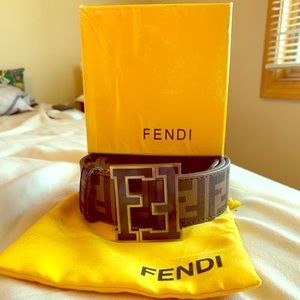 Brown Fendi Belt
